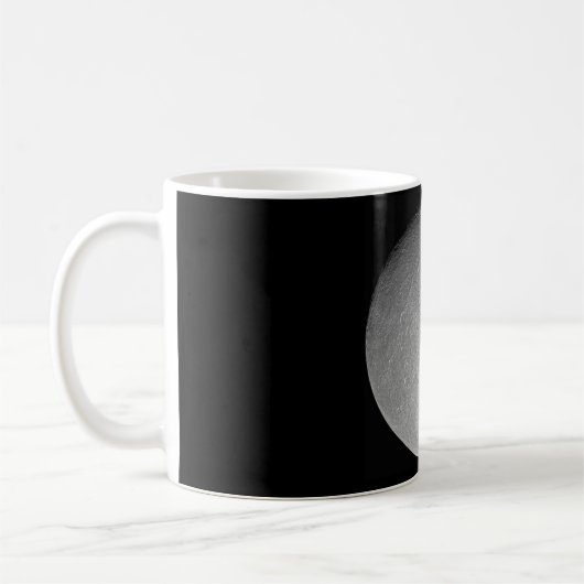 Tasse: Saturns Mond Rhea Kaffeetasse (Links)