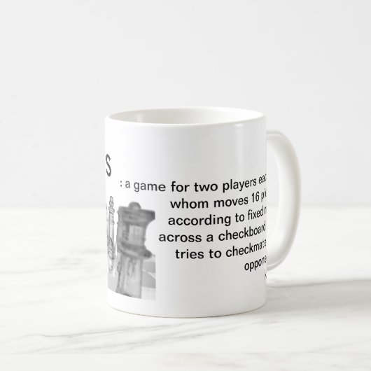 Tasse-Schachdefinition Kaffeetasse (VorderseiteRechts)