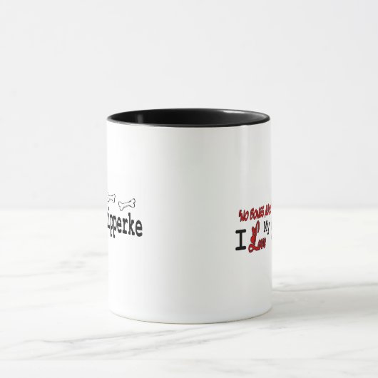Tasse Schipperke (I Liebe) (Zentrum)