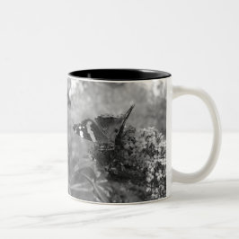Tasse - Schmetterling in Schwarz und Weiß