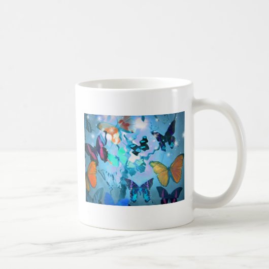 Tasse, Schmetterlingshimmel Kaffeetasse (Rechts)