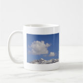 Tasse Schneeberg mit Text: "Genießen Sie Ihren Tag (Links)