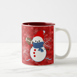 Tasse - Schneeflocke-FußballSnowman