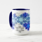 Tasse - Schneeflocken (Vorderseite Links)