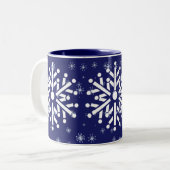 Tasse - Schneeflocken (Vorderseite Links)