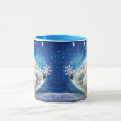 Tasse - Schneeflocken des Polarbären von Michaelin (Zentrum)