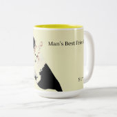 Tasse: Schnellspur Zweifarbige Tasse (VorderseiteRechts)