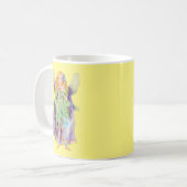 Tasse schöne Fee mit Flügeln (Vorderseite Links)