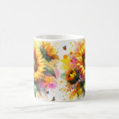 Tasse - Schöne gelbe Sonnenblumen (Mittel)