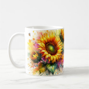 Tasse - Schöne gelbe Sonnenblumen