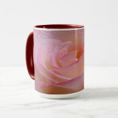 Tasse Schöne Rosa Rose (Vorderseite Links)