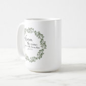 Tasse: Schrift-I Am Wein Kaffeetasse (Vorderseite Links)