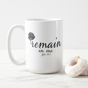 Tasse: Schrift - Verbleib am 15.5. Kaffeetasse