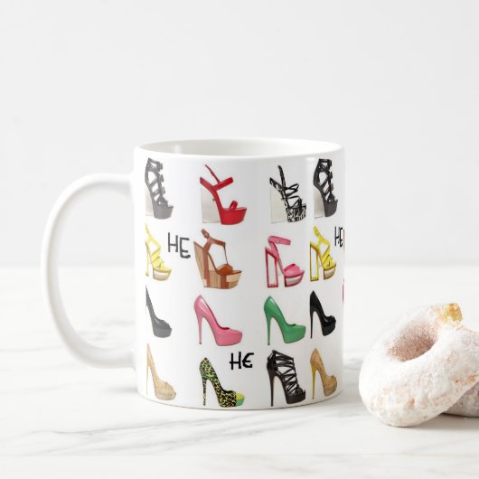 Tasse Schuhe (Mit Donut)