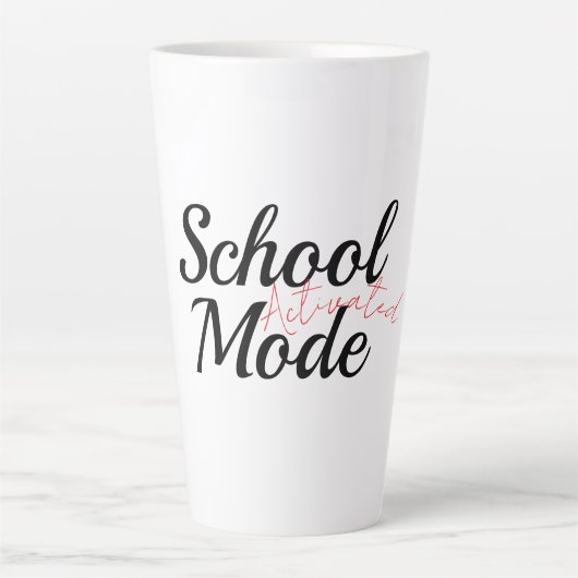 Tasse "Schulmodus aktiviert" - Niedlicher Lehrer (Vorderseite)