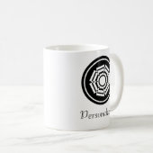 Tasse, schwarz kaffeetasse (VorderseiteRechts)