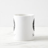 Tasse, schwarz kaffeetasse (Mittel)