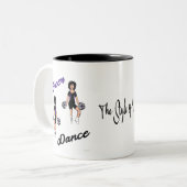Tasse Schwarz Lila (Vorderseite Links)