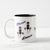 Tasse Schwarz Lila (Links)