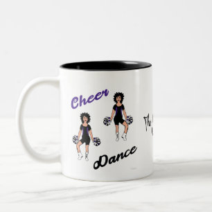 Tasse Schwarz Lila