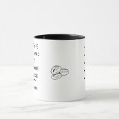 Tasse schwarz-weiß (Zentrum)