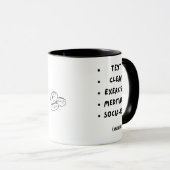 Tasse schwarz-weiß (VorderseiteRechts)