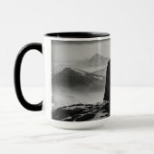 Tasse - Schwarz-Weiß-Fantasie-Sarg (Links)