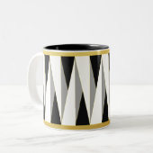 tasse | schwarz | weiss | gold | triangle °2 (Vorderseite Links)