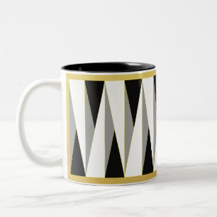 tasse   schwarz   weiss   gold   triangle °2