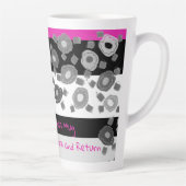 Tasse Schwarz/Weiß und Rosa, falls verloren gegang (Rechts)