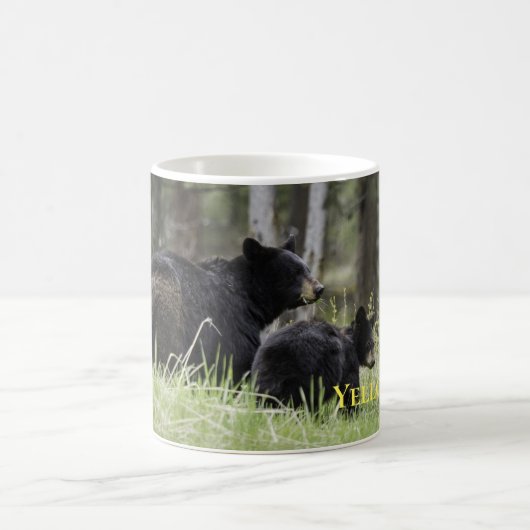 Tasse-Schwarzer Bär Yellowstone Kaffeetasse (Mittel)