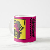 Tasse schwarzer Randy Idi Amin Dangerhouse (Vorderseite Links)
