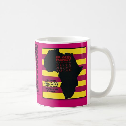Tasse schwarzer Randy Idi Amin Dangerhouse (Rechts)