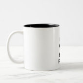 Tasse (schwarzes inneres) - behalten Sie Ruhe und (Links)