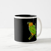 Tasse - schwarzköpfiger Caique (VorderseiteRechts)
