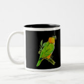 Tasse - schwarzköpfiger Caique (Links)