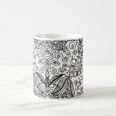 Tasse Schwarzweißmuster (Mittel)