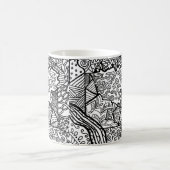 Tasse Schwarzweißmuster (Mittel)
