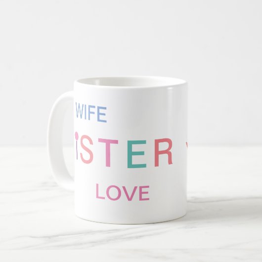 Tasse Schwester (Vorderseite Links)