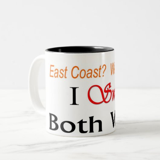 Tasse "schwingen Sie beider Weisen" (Vorderseite Links)