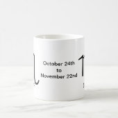 Tasse - Scorpio-Glyphe (Mittel)