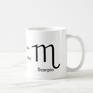 Tasse - Scorpio-Glyphe