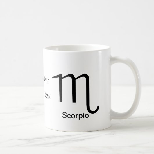 Tasse - Scorpio-Glyphe (Rechts)