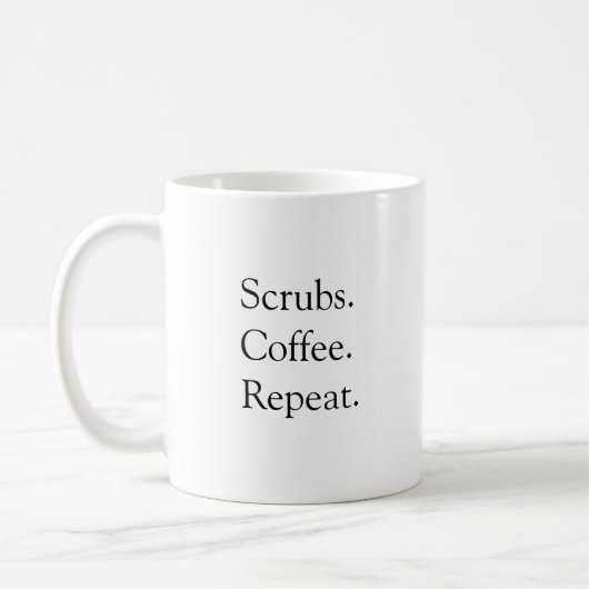 Tasse Scrubs Kaffeepause Wiederholung (Links)