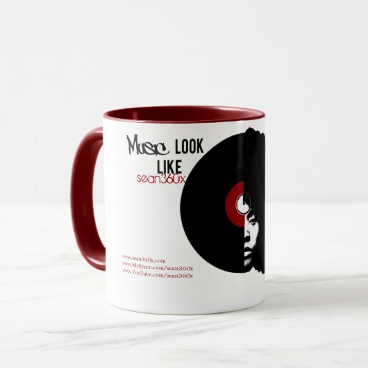 TASSE sean360x Musik-Blick (Vorderseite Links)