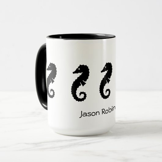 Tasse - Seepferde (Vorderseite Links)