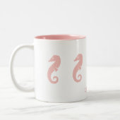 Tasse - Seepferde (rosa) (Links)