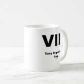 Tasse "Sehr wichtiger Pop" (VorderseiteRechts)