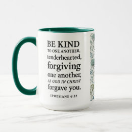 Tasse "Seien Sie freundlich miteinander" Eph. 4:32