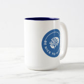 Tasse, seien Sie selbst nett - Mind Map Renovierun Zweifarbige Tasse (VorderseiteRechts)